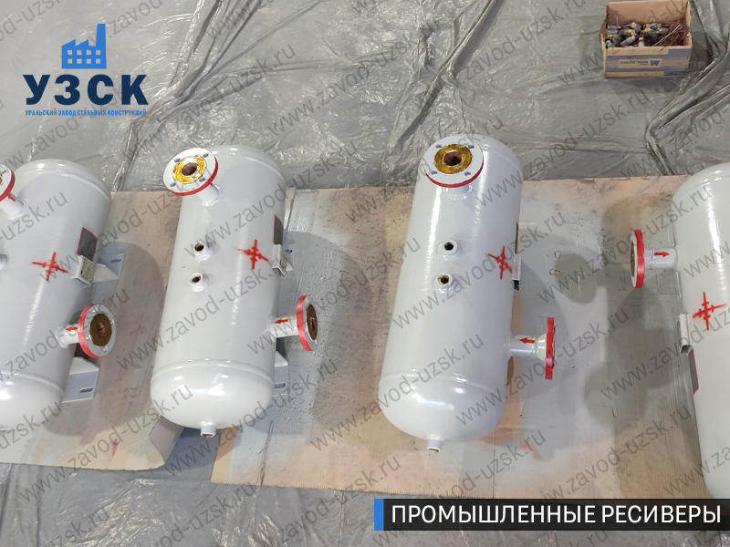 фотография емкостных ресиверов газа Арзамас